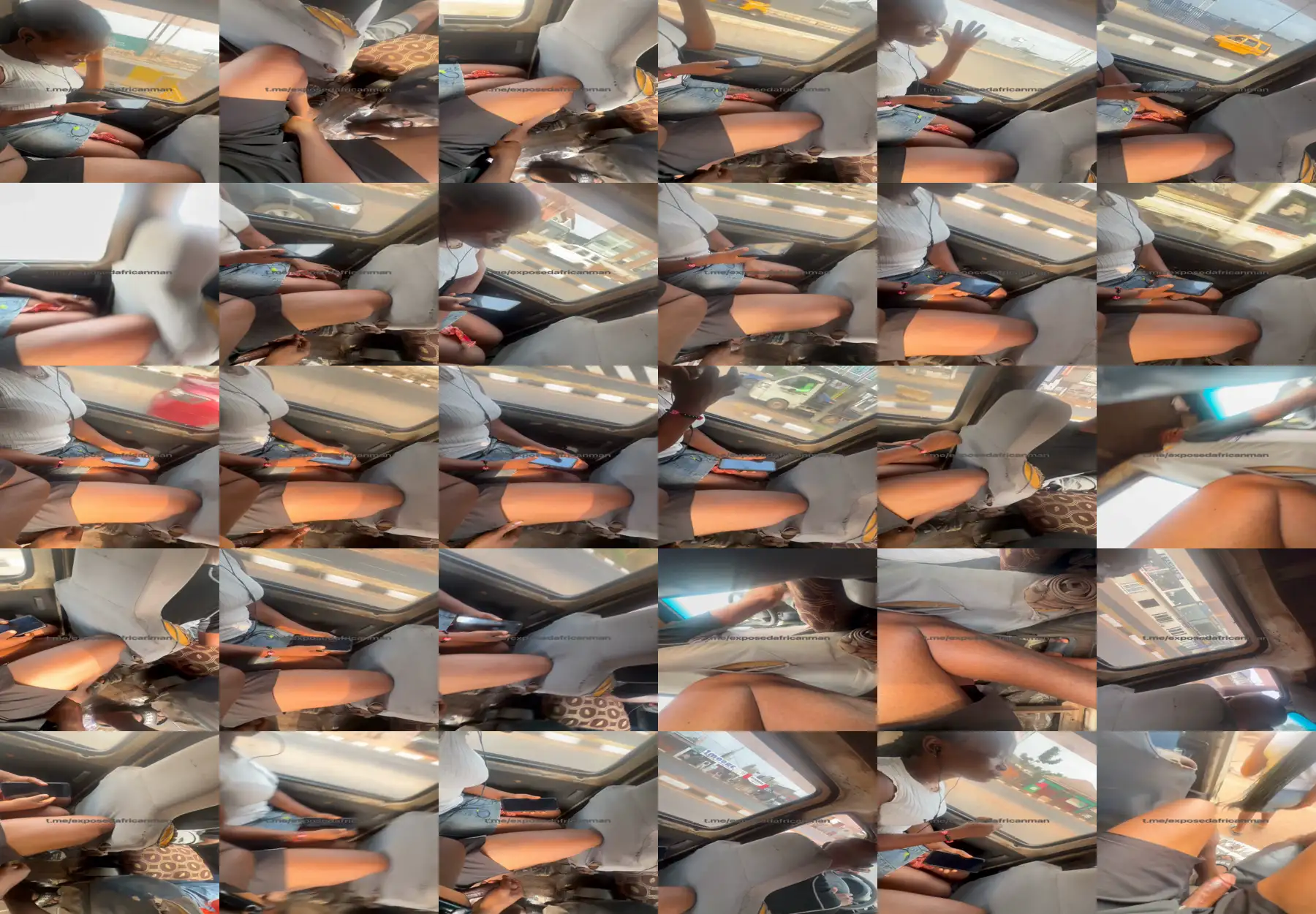 Huge black cock next to the African student on the bus