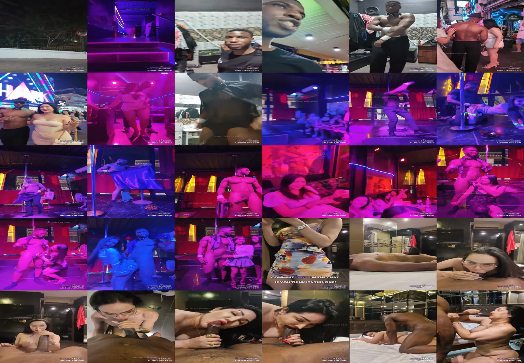 All over Asia, Asian women couldn't resist the sight of that huge black cock