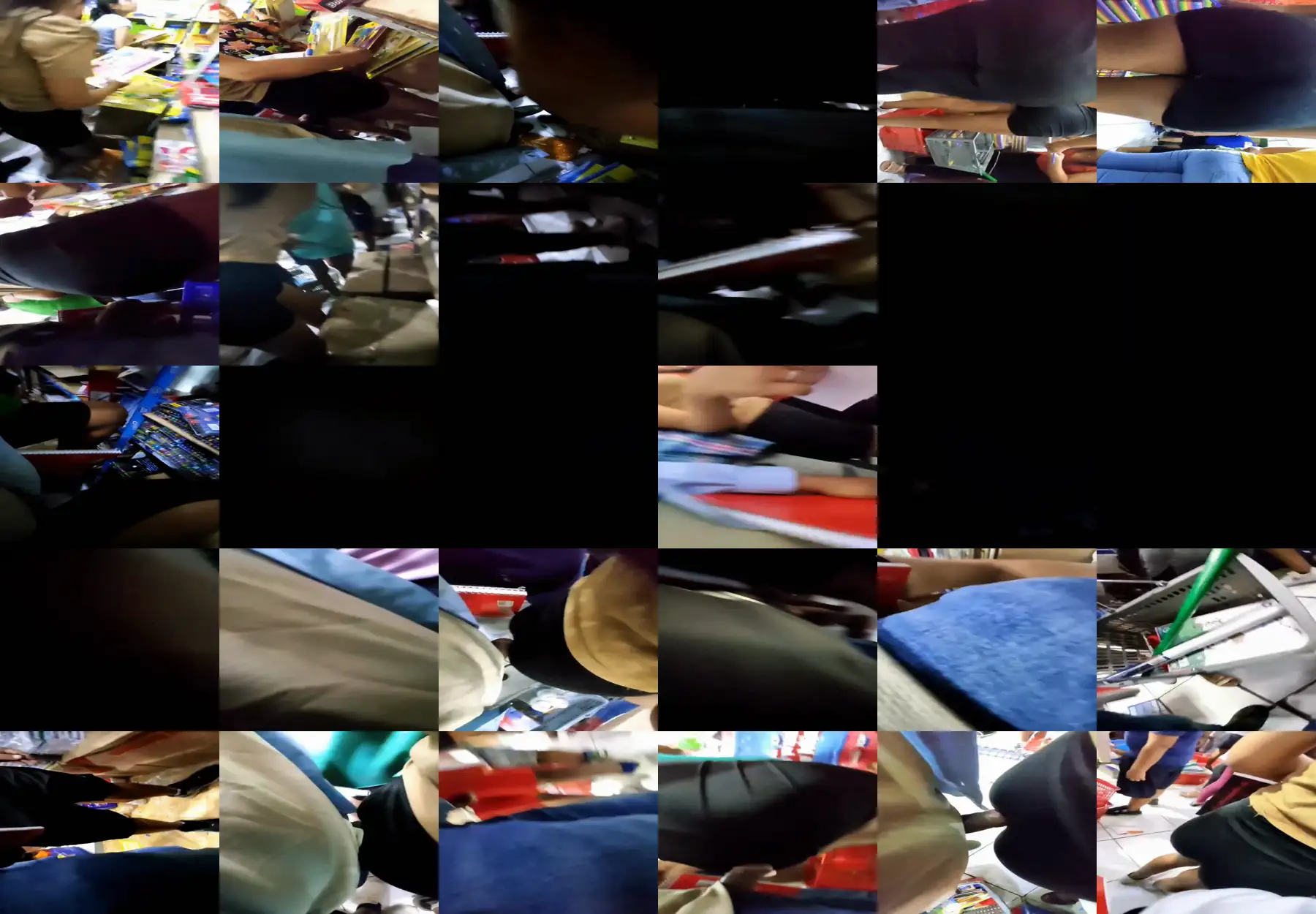 Dick touching the hot Latina teen's butt in the store