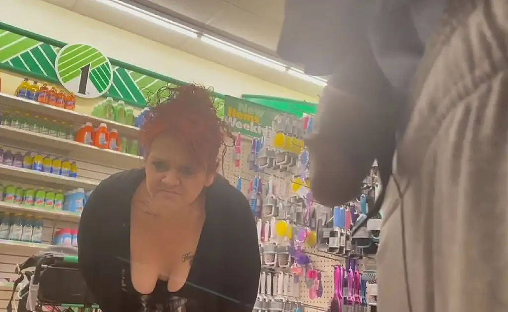 Mature smoker looking at products in the store