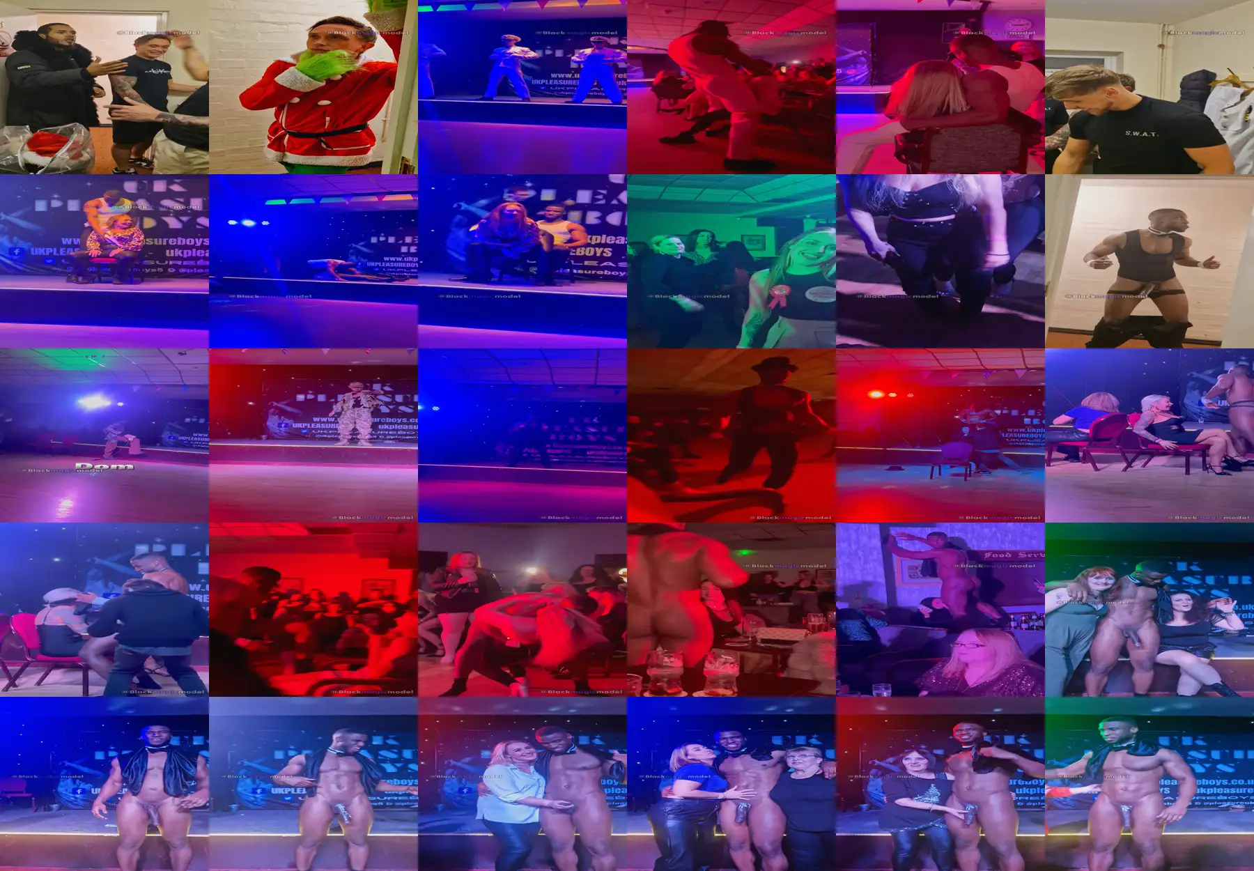 Even a mother and daughter are going to the event - Striptease event in North London