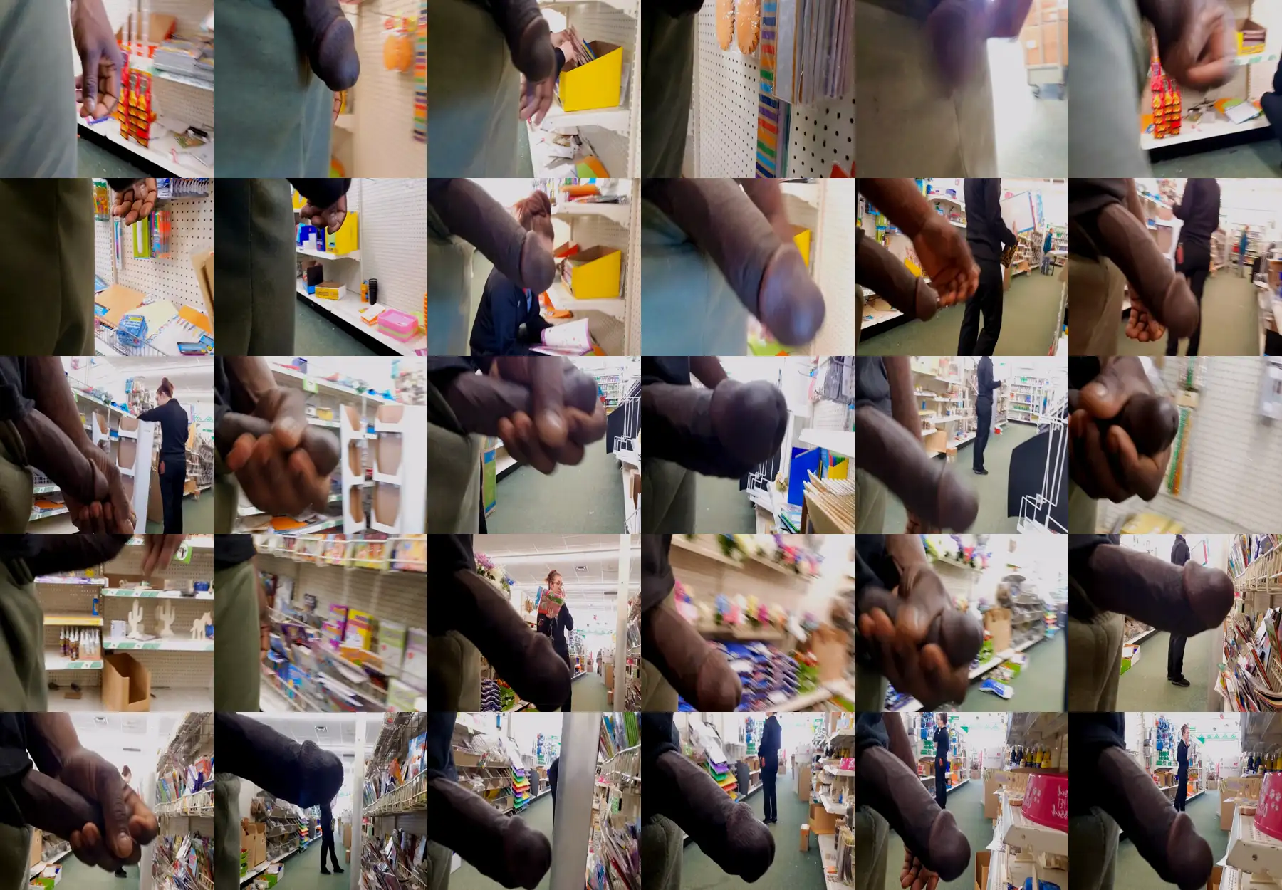 Hot redheaded nerd at the store